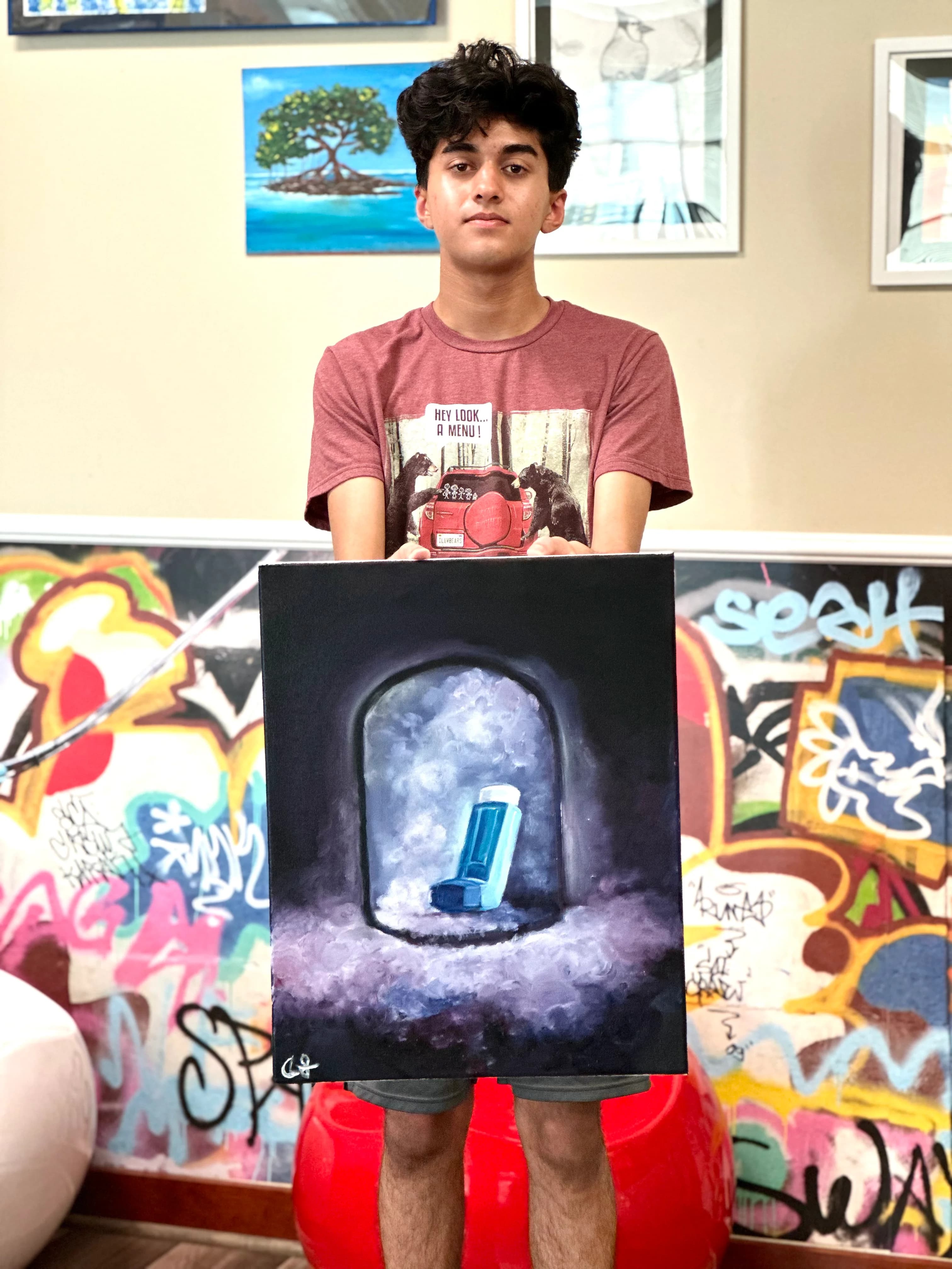 Held painting 2